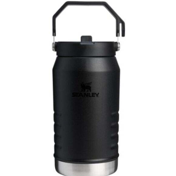 New Stanley IceFlow 2.0 Flip Straw Jug with Handle 64oz Black Twist On Lid - Picture 2 of 5